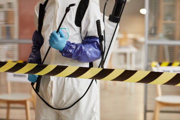 Professional Blood Cleanup technician working in East Kingston, NH